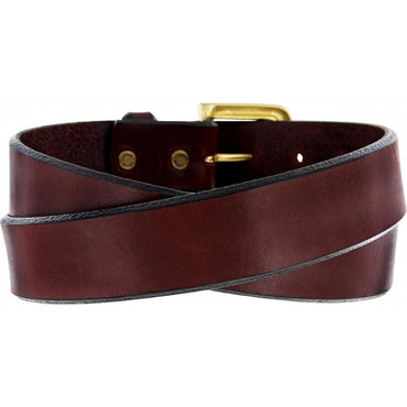 English Bevel Latigo Belt- Brown