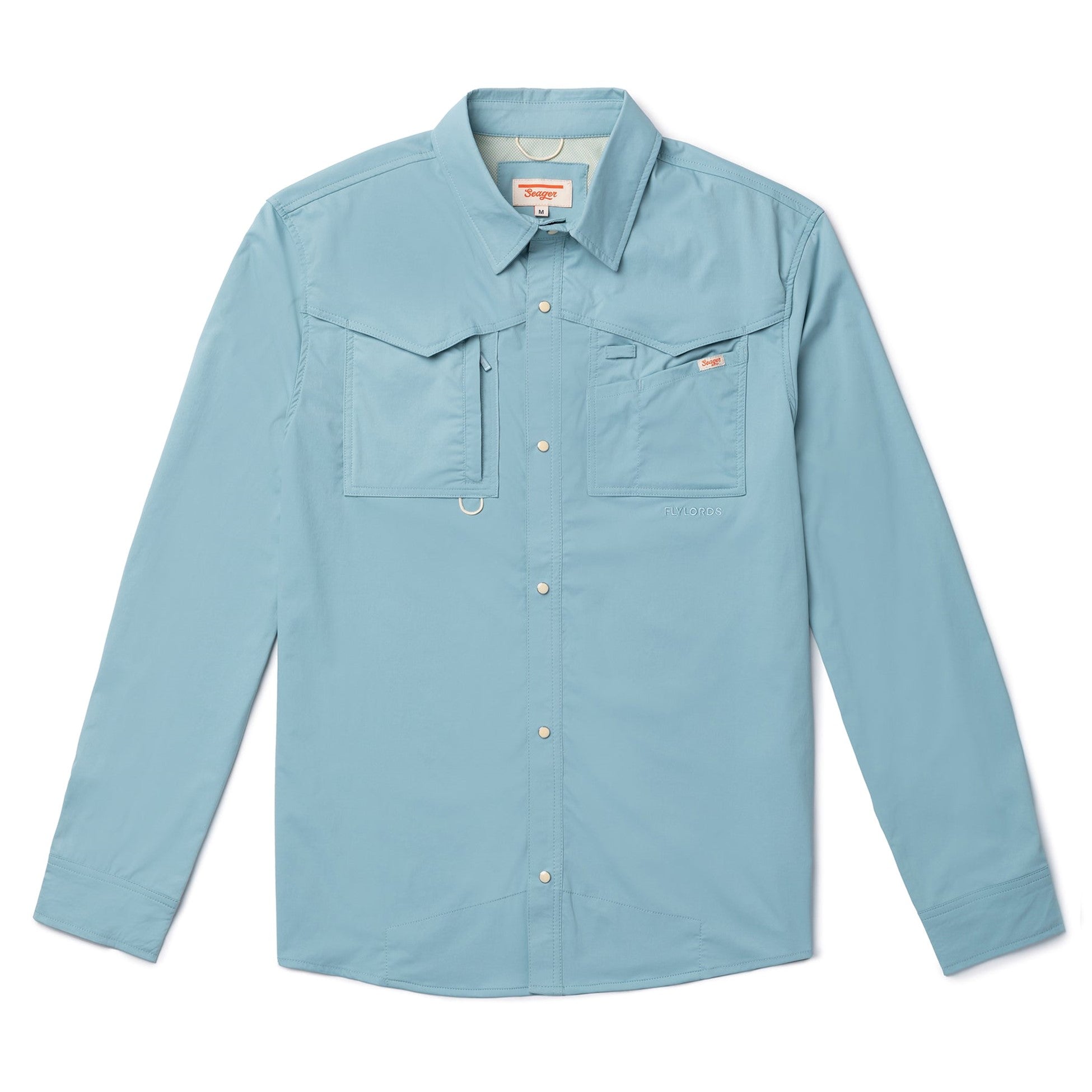 Flylords El Pescador Long Sleeve Shirt- Teal