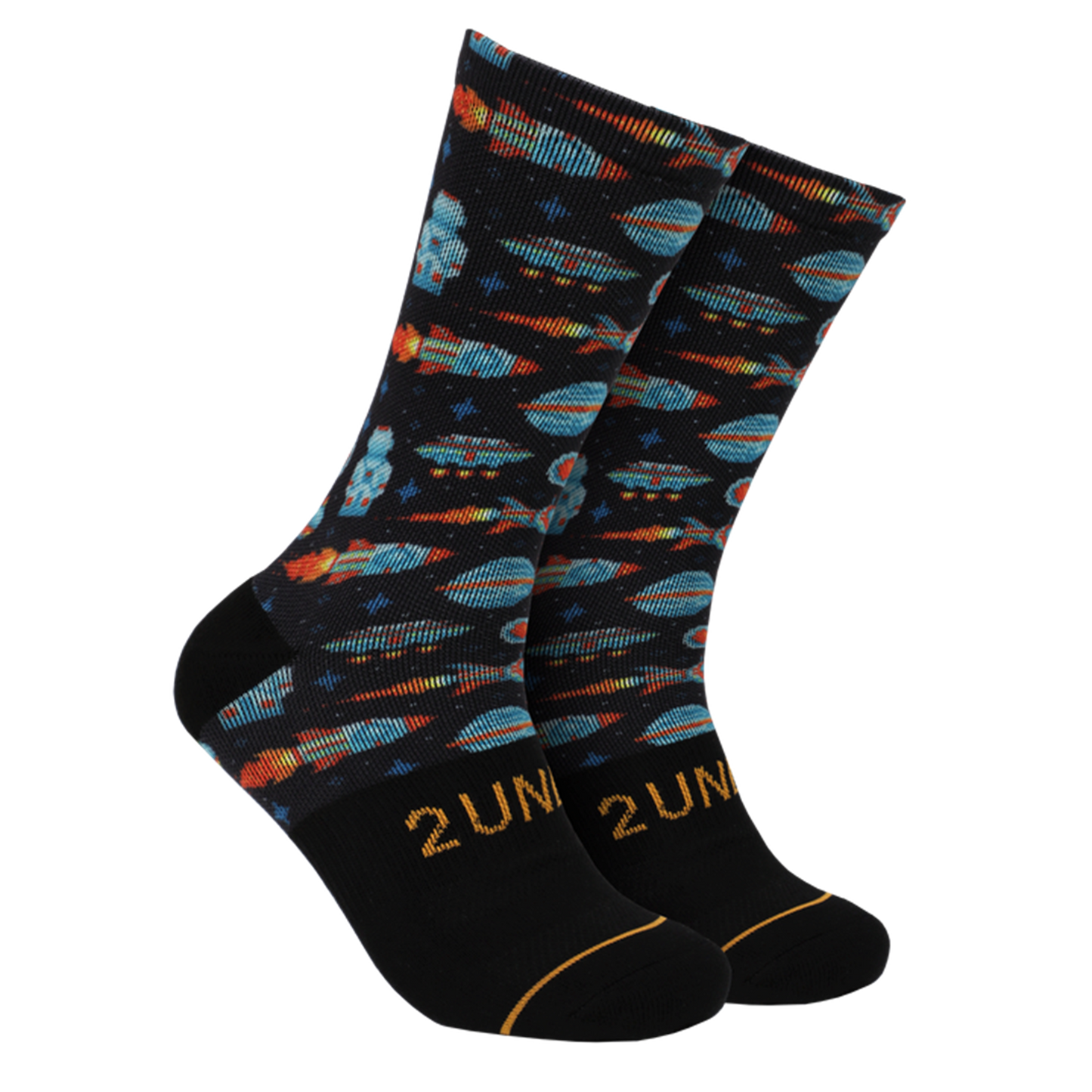 Printed Crew Sock- Galactica