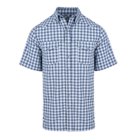 Relaxed Pearl Snap Shirt- Glacier