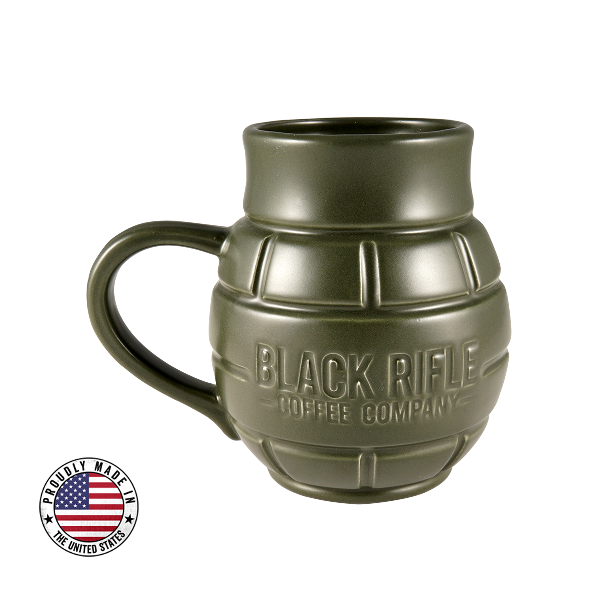 Black Rifle Grenade Mug