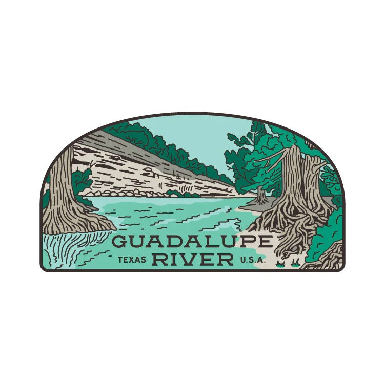 Guadalupe River Sticker