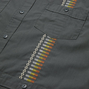 Guayabera Shirt- Black