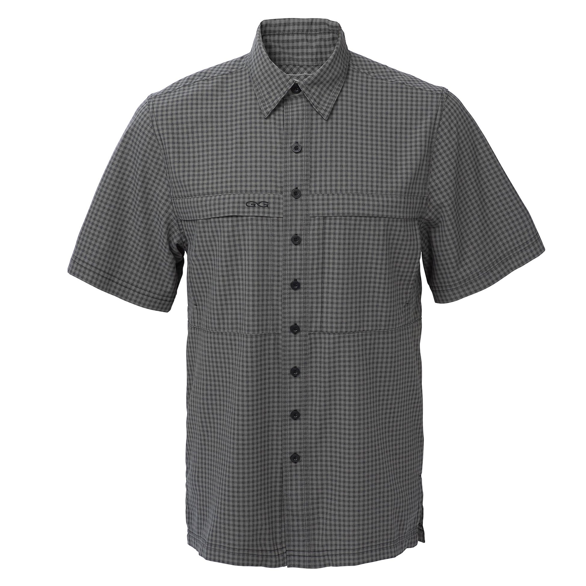 Relaxed TekCheck Short Sleeve Shirt- GunMetal