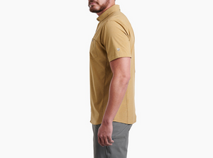 Optimizr Short Sleeve Shirt- Honey Maple