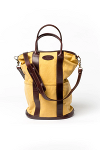 Tote Bag- Yellow/Brown