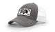 LSDG Unstructured Trucker Hat- Charcoal/White