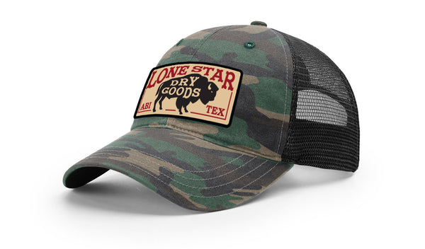 LA x OFFICIAL HAT GREEN CAMO (DISTRESSED)