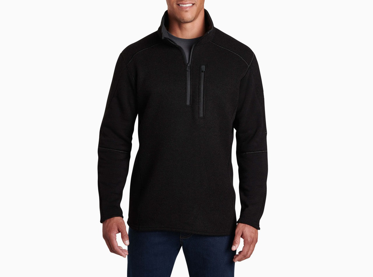 Interceptr 1/4 Zip Fleece- Black