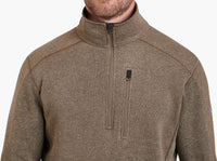 Interceptr 1/4 Zip Fleece- Oatmeal