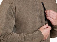 Interceptr 1/4 Zip Fleece- Oatmeal