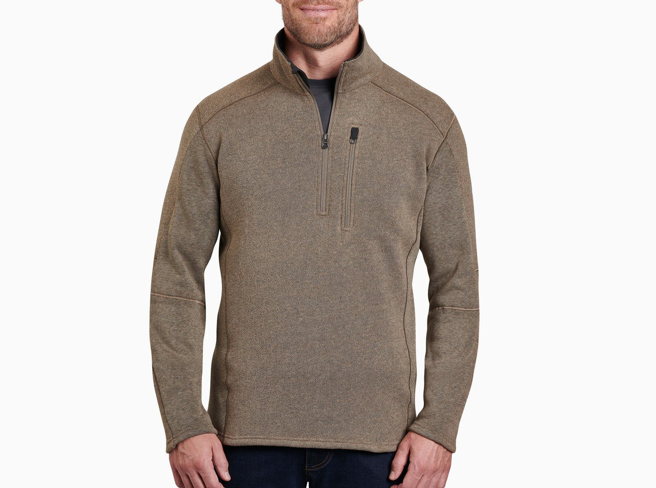 Interceptr 1/4 Zip Fleece- Oatmeal