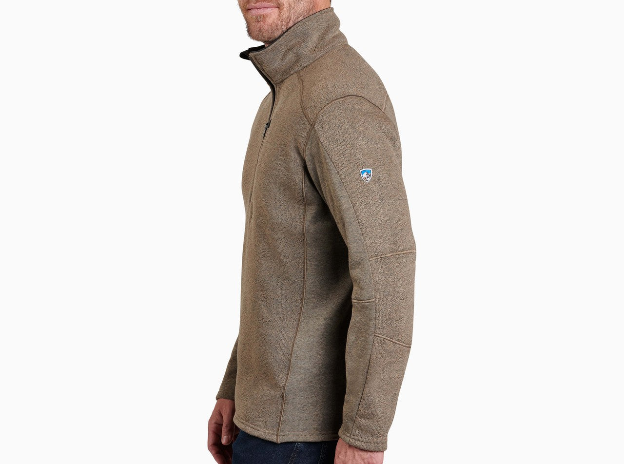 Interceptr 1/4 Zip Fleece- Oatmeal