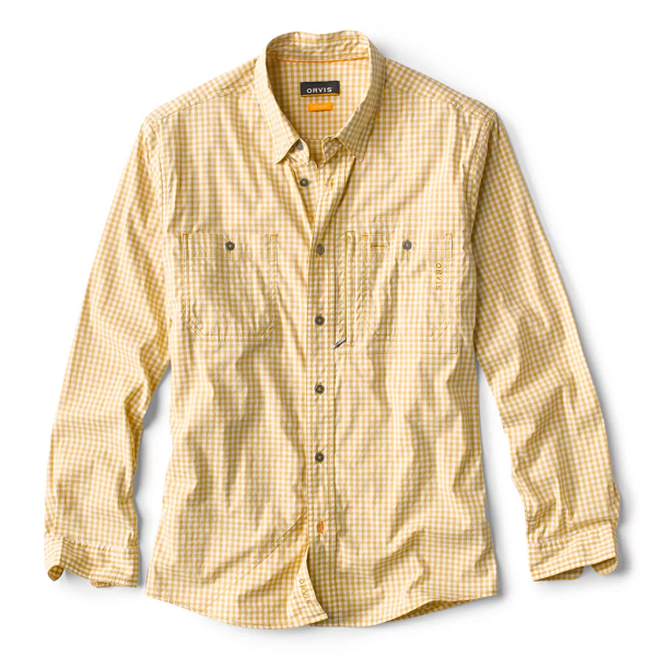 River Guide Long Sleeve Shirt- Lemongrass