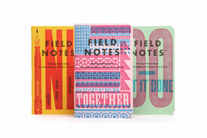 Field Notes- Letterpress Series