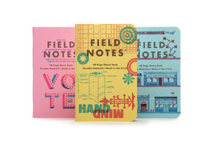 Field Notes- Letterpress Series