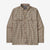 Island Hopper Long Sleeve Shirt: Down River- Natural