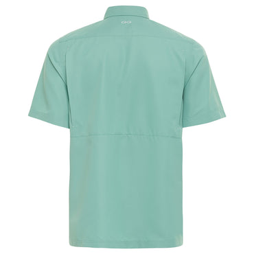 Relaxed MicroFiber Short Sleeve Shirt- Dorado