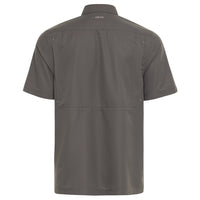 Relaxed MicroFiber Short Sleeve Shirt- GunMetal