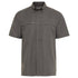Relaxed MicroFiber Short Sleeve Shirt- GunMetal