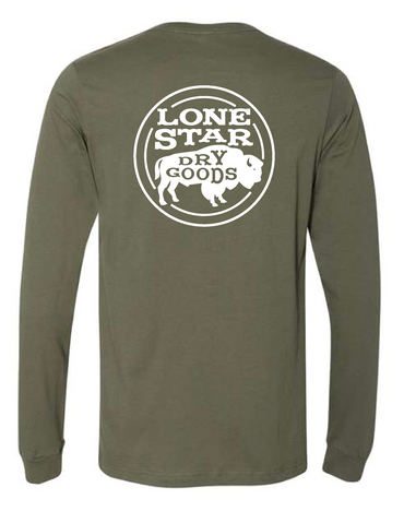 Dry Goods Badge Long Sleeve T-Shirt