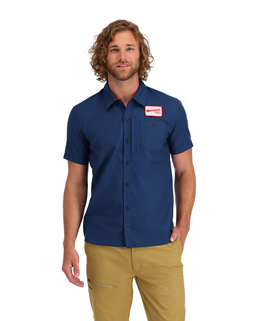 Simms Shop Shirt- Navy