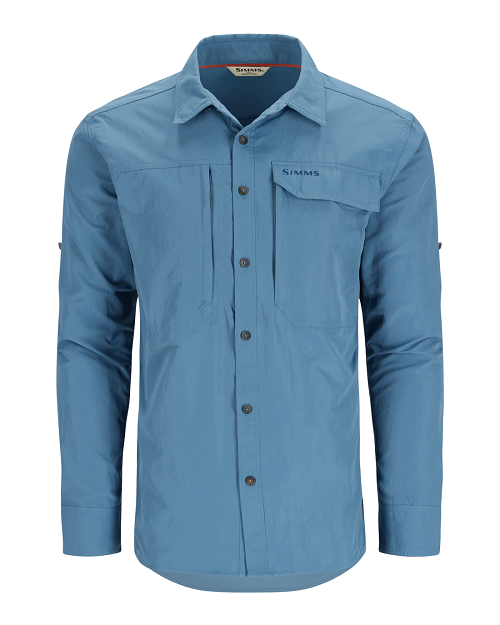 Guide Long Sleeve Shirt- Neptune