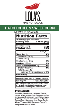 Lola’s Fine Salsa- Hatch Chile & Sweet Corn