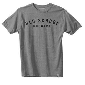 Old School Country T-Shirt- Heather Gray