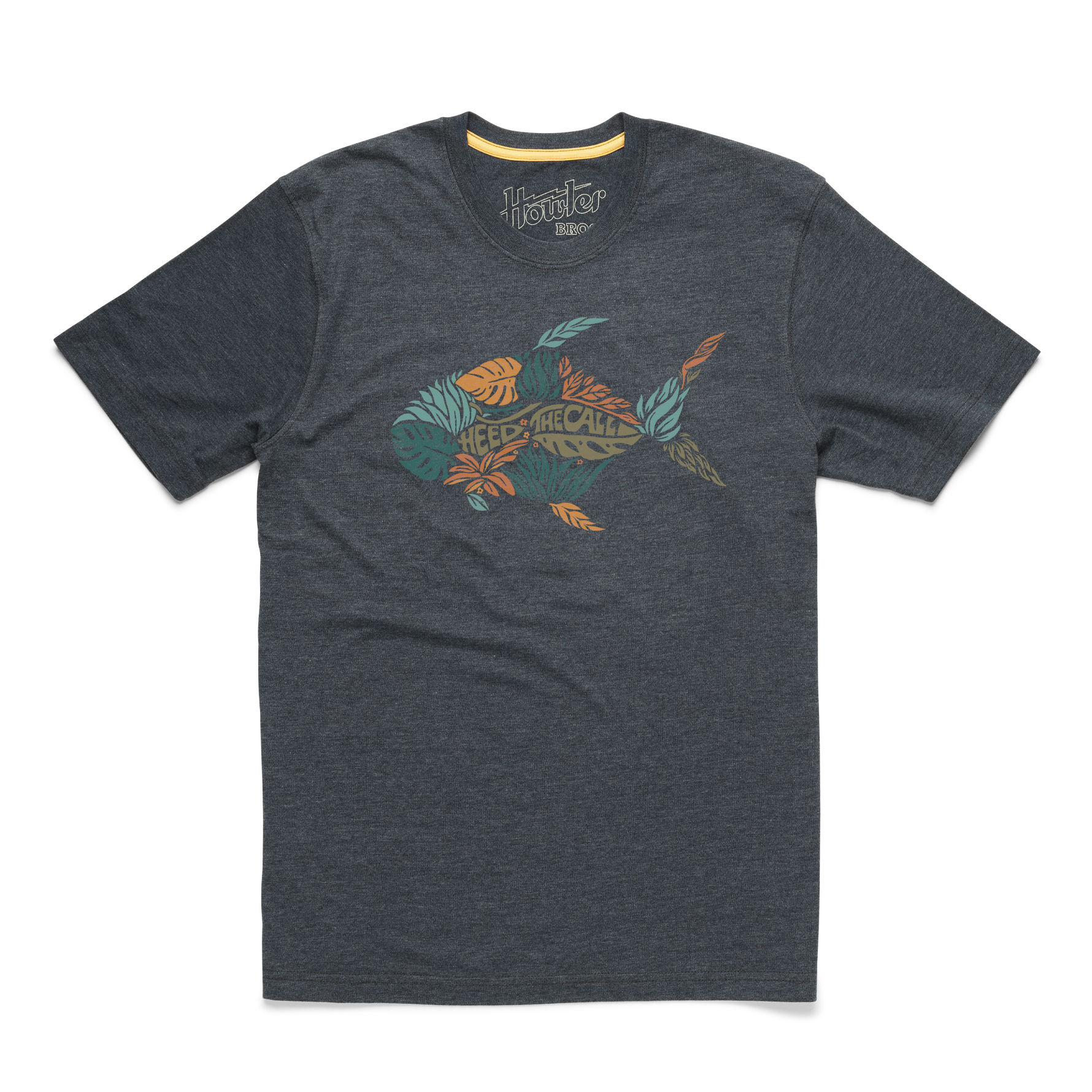 Select T-Shirt: Permit Foliage- Charcoal