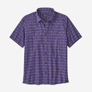 Back Step Short Sleeve Shirt: Renewal- Perennial Purple