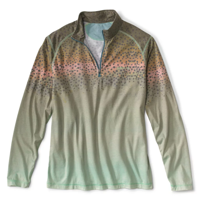 Dri Release Quarter Zip- Rainbow Trout