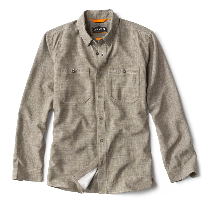 Tech Chambray Long Sleeve Work Shirt- Ranger