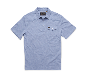 Ranchero Polo- Vintage Blue