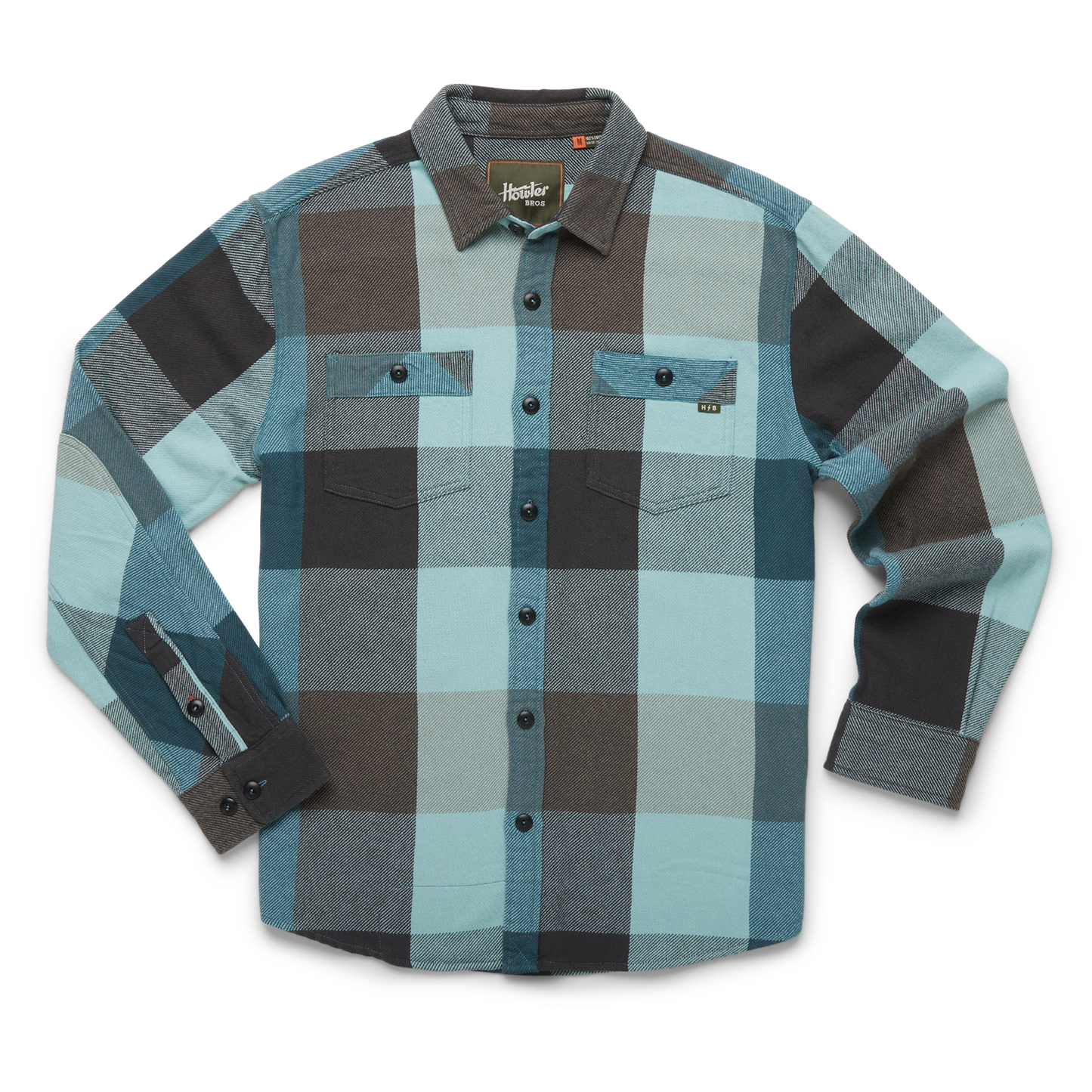 Rodanthe Flannel: Outback Plaid- Bluewing