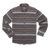 Rodanthe Flannel: Skyline Stripe- Sangria