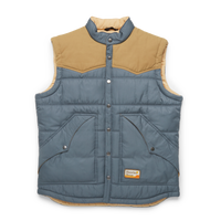 Rounder Vest- Smoked Blue/British Khaki