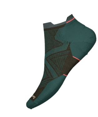 Run Targeted Cushion Ankle Sock- Military Olive