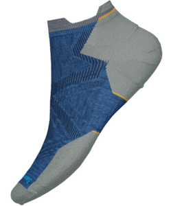 Run Targeted Cushion Ankle Sock- Neptune Blue