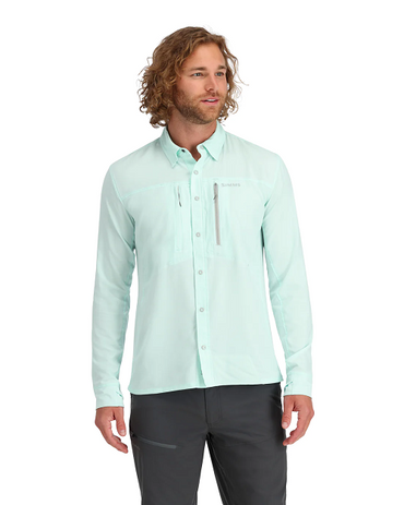 Intruder BiComp Long Sleeve Shirt- Sea Breeze