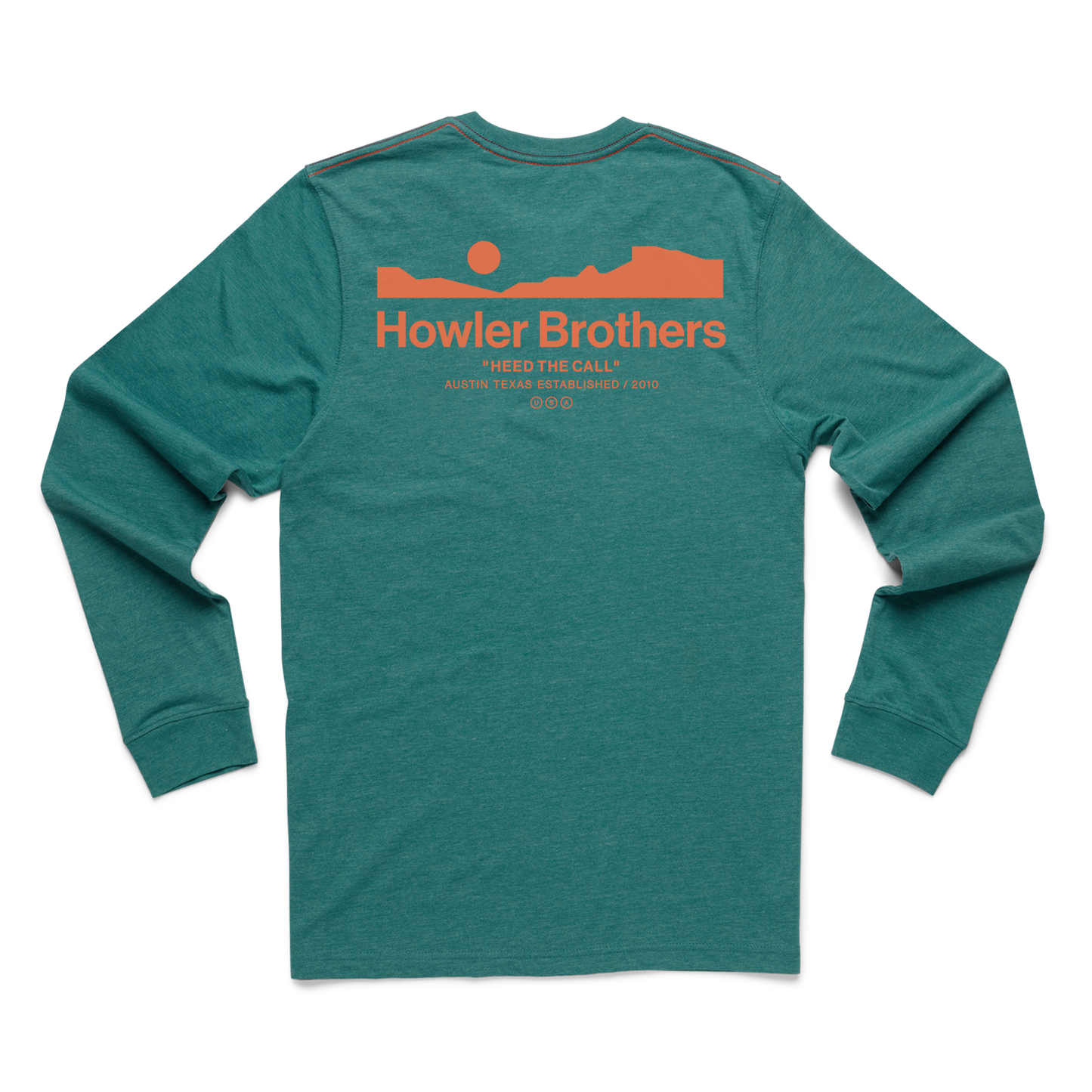 Howler Arroyo  Long Sleeve T-Shirt - Petrol Heather