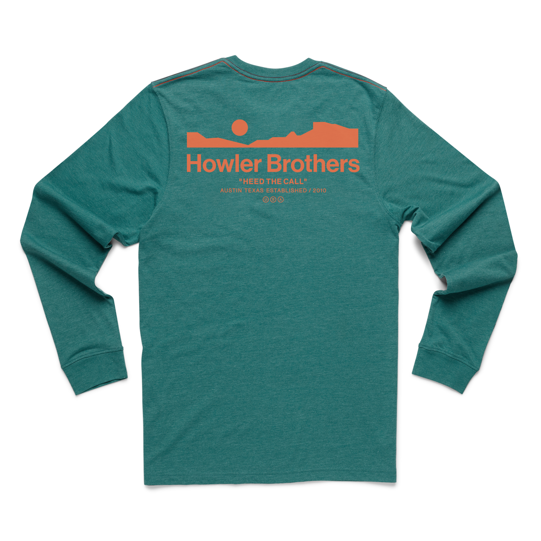 Howler Arroyo  Long Sleeve T-Shirt - Petrol Heather