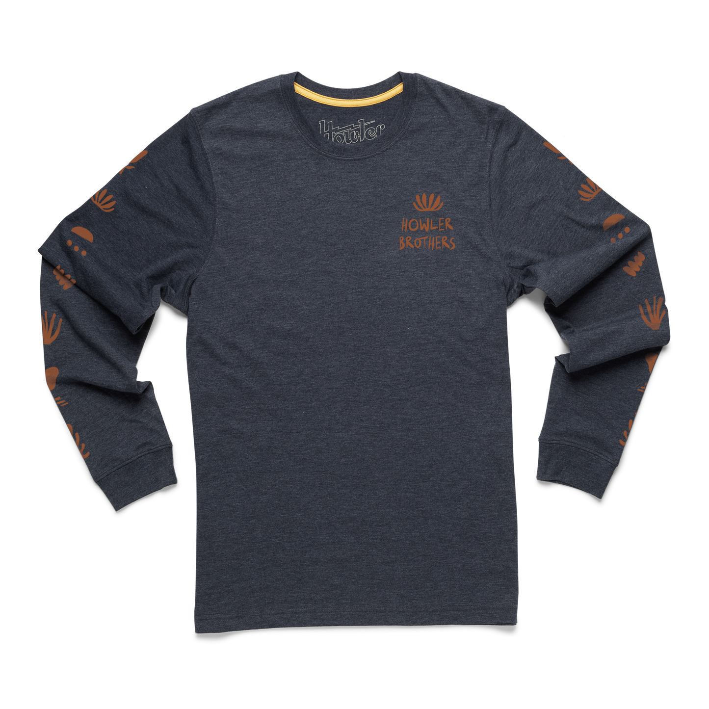 Distant Forms Select Long Sleeve T-Shirt - Navy Heather