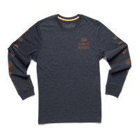 Distant Forms Select Long Sleeve T-Shirt - Navy Heather