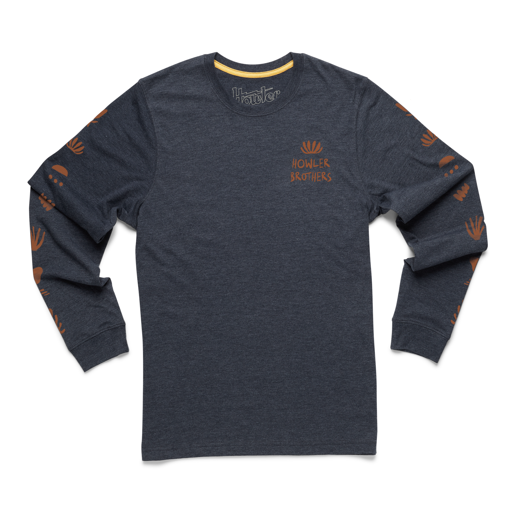 Distant Forms Select Long Sleeve T-Shirt - Navy Heather