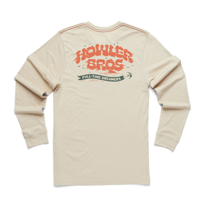 Full Time Dreamers Long Sleeve T-Shirt - Sand Heather