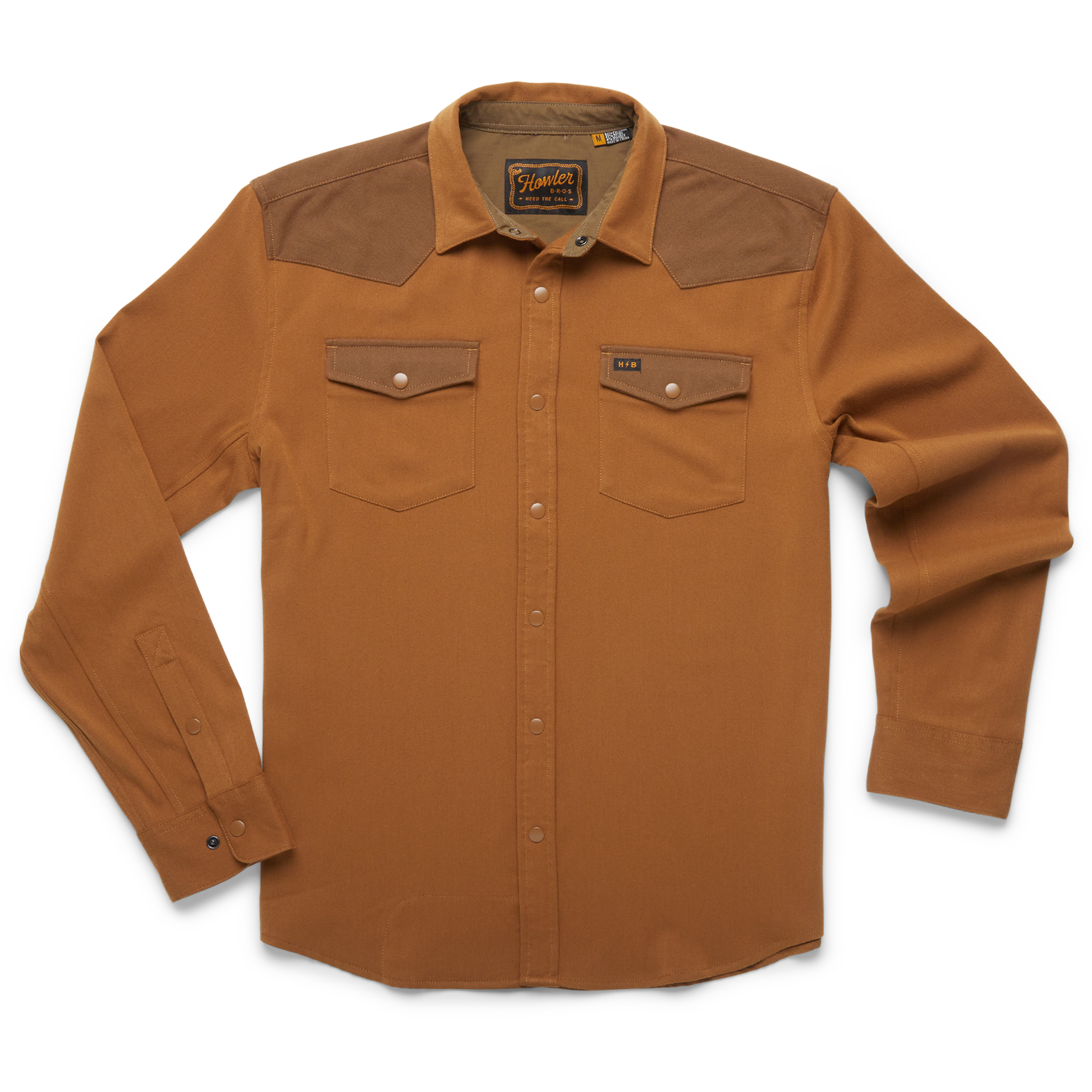 Stockman Stretch Snapshirt- Workingman's Tan – Lone Star Dry Goods