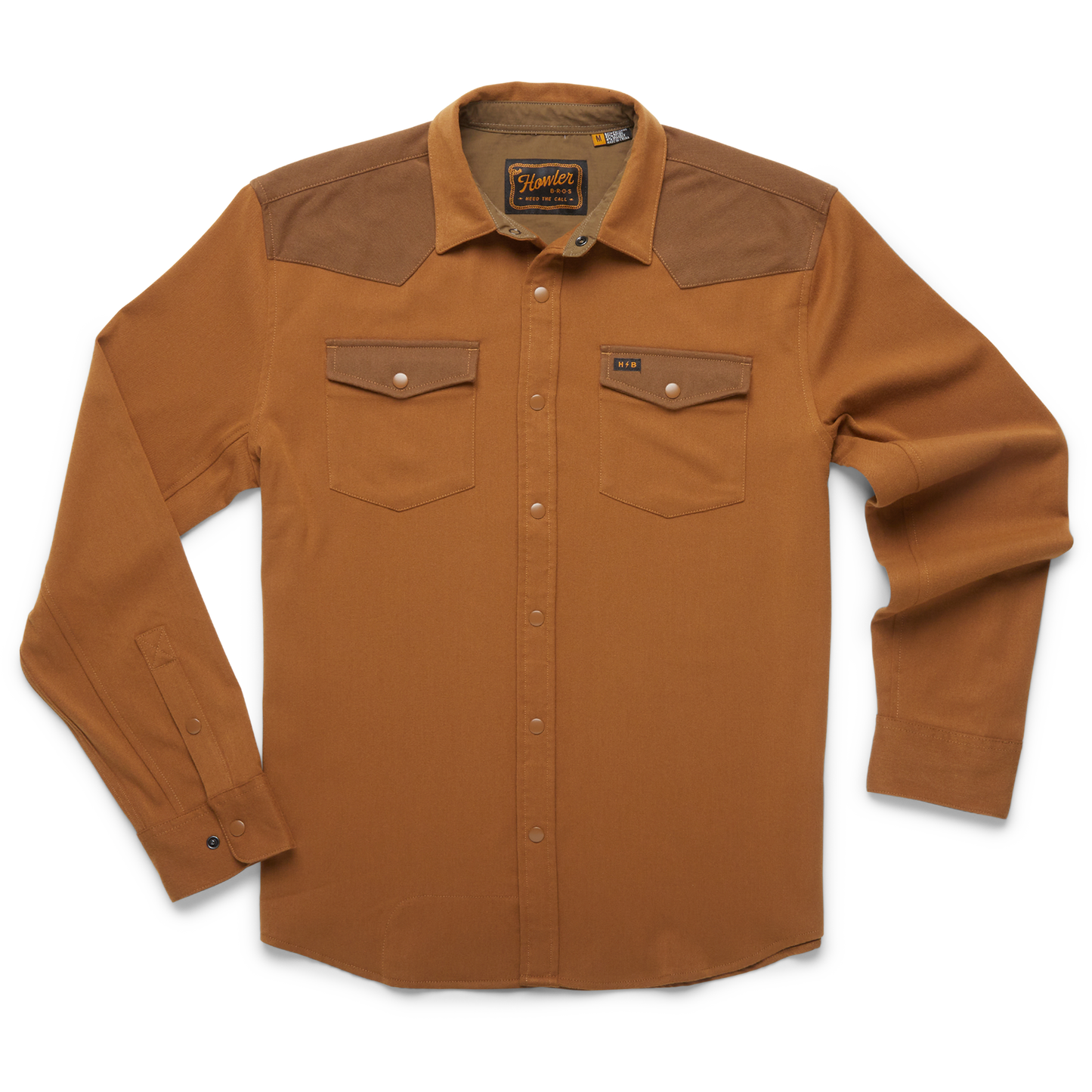 Stockman Stretch Snapshirt- Workingman's Tan