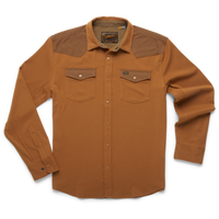 Stockman Stretch Snapshirt- Workingman's Tan