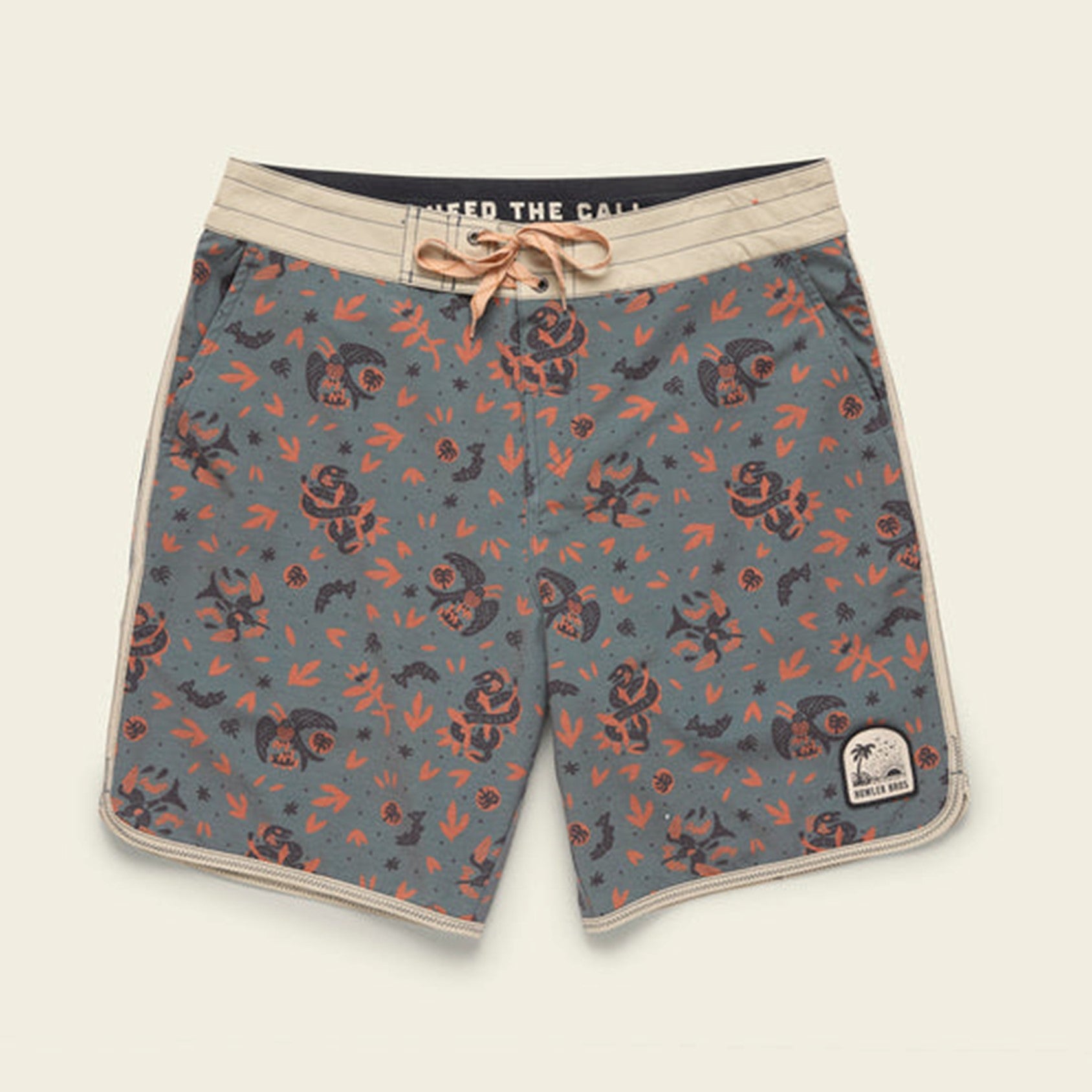 Stretch Bruja Boardshorts: Air & Sea- Slate